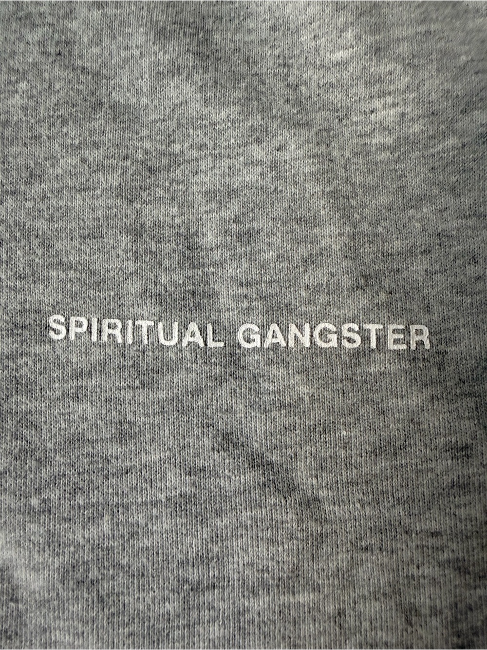 Spiritual Gangster Light Gray Full-Zip Hoodie S - Picture 4 of 5